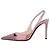 Pumps Slingback Raquel in PVC rosa azalea di Alexandre Vauthier con decorazioni in cristallo - vista 3