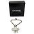Portachiavi a forma di trifoglio Chanel Silver No. 5 Argento