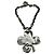 Portachiavi a forma di trifoglio Chanel Silver No. 5 Argento - vista 2