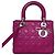 Borsa Lady Dior Medium in pelle rosa