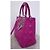 Borsa Lady Dior Medium in pelle rosa - vista 3