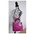Borsa Lady Dior Medium in pelle rosa - vista 4