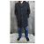 Autre Marque Grey Melange Wool Overcoat Men L Dark grey - view 2