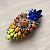Spilla Vintage in Strass Shourouk Multicolore - vista 2
