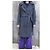 Abrigo CAROLL Gris de Lana y Alpaca Talla 38 - vista 2