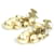Orecchini a perno Coco Mark di Chanel D'oro Bianco sporco - vista 3