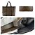 Borsa da weekend PM Monogram Macassar Louis Vuitton Marrone Nero - vista 3