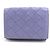 Carteira Bottega Veneta de couro roxa Roxo