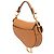 Saddle Borsa a sella in micro pelle di capra marrone Dior - vista 2