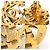 Orecchini a clip in metallo dorato Chanel Coco Mark D'oro - vista 5