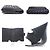 Billetera bi-fold Bottega Veneta Negro - vista 3