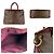 Borsa Pallas Monogram Louis Vuitton Bordò Monogramma - vista 3