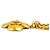 Collana in metallo dorato Chanel Coco Mark D'oro - vista 3