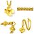 Collana in metallo dorato Chanel Coco Mark D'oro - vista 4