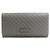Cartera larga de cuero Micro Guccissima de Gucci Castaño