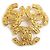 Spilla in oro Triple Coco Mark di CHANEL D'oro