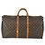 Borsa Keepall Louis Vuitton in tela Monogram 60 Marrone - vista 2