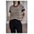 Isabel Marant Kurzarm-Oberteil mit Ethnomuster Braun Schwarz Beige Bordeaux  - Ansicht 2