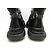 NUOVE STIVALI MID TOP COMBAT CHRISTIAN DIOR 42 CANVAS OBLÍQUO E PELLE Nero - vista 5