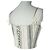 Top bustier in cotone e seta a righe multicolori Christian Dior Bianco - vista 4