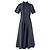 Christian Dior Denim Maxi Kleid Blau Marineblau