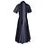 Christian Dior Denim Maxi Kleid Blau Marineblau - Ansicht 3