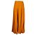 Falda maxi de terciopelo plisado mostaza Christian Dior Amarillo