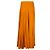 Falda maxi de terciopelo plisado mostaza Christian Dior Amarillo - vista 3