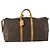 Borsa Keepall Louis Vuitton in tela Monogram 55 Marrone