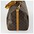 Borsa Keepall Louis Vuitton in tela Monogram 55 Marrone - vista 3