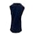 Cos Ärmelloser Pullover aus Wolle Marineblau  - Ansicht 2