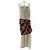 Comme Des Garcons Vestido burdeos y blanco Beige