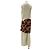 Comme Des Garcons Vestido burdeos y blanco Beige - vista 2