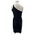 Autre Marque Kurzes asymmetrisches schwarzes Kleid - Ansicht 2