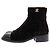 Chanel Stivaletti in camoscio nero - vista 3