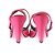 Victoria Beckham Sandali in raso fucsia Rosa - vista 5