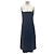 Abito in satin blu navy Cédric Charlier