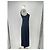 Abito in satin blu navy Cédric Charlier - vista 3