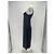 Abito in satin blu navy Cédric Charlier - vista 4