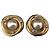 Orecchini a clip circolari in perla finta vintage CHANEL D'oro