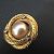 Orecchini a clip circolari in perla finta vintage CHANEL D'oro - vista 2