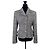 Versace Jeans Couture giacca corta nero e bianco melange