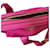 Borsa a spalla in nylon rosa Prada - vista 11