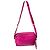 Borsa a spalla in nylon rosa Prada - vista 3