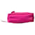 Borsa a spalla in nylon rosa Prada - vista 4
