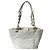 Borsa a Spalla Chanel Coco Mark Matelassé Bianca Bianco - vista 2