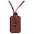 Hermès O'Kelly GM Swift Rouge H Leder Anhänger Halskette Rot Golden  - Ansicht 3
