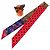 Foulard in seta Hermès Heart Twilly Jungle Love Rosso Blu