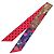 Foulard in seta Hermès Heart Twilly Jungle Love Rosso Blu - vista 2