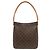 Borsa a Spalla Looping GM Monogramma Louis Vuitton Marrone